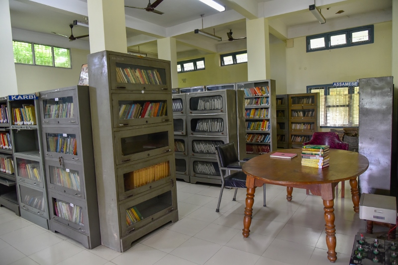 Library – Anundoram Borooah Institute of Language, Art and Culture, Assam.